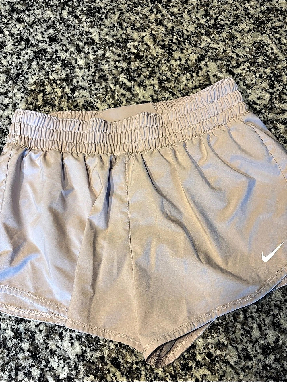 Nike Dri-FIT Tempo Running Shorts Beige Medium